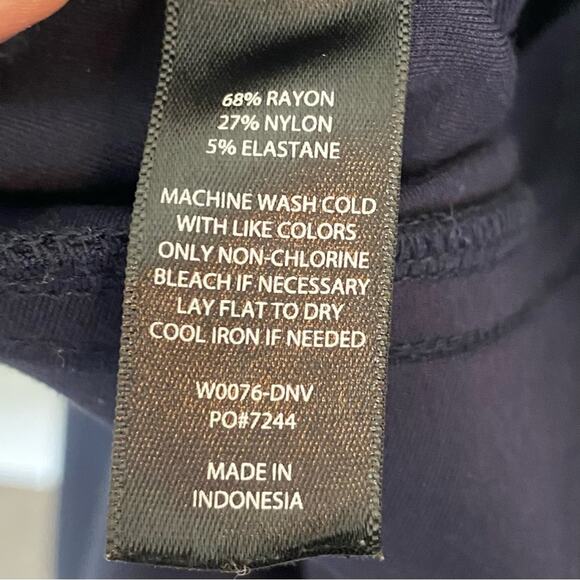 Betabrand Dress Pant Yoga Pants Bootcut Size Medium Petite Short Navy Blue - Picture 5 of 5